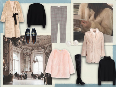 Outfit inspiration for winter time in the city. Very classy but girly and powerful at the same time.